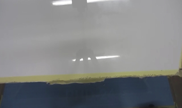 Polished plastic sheet